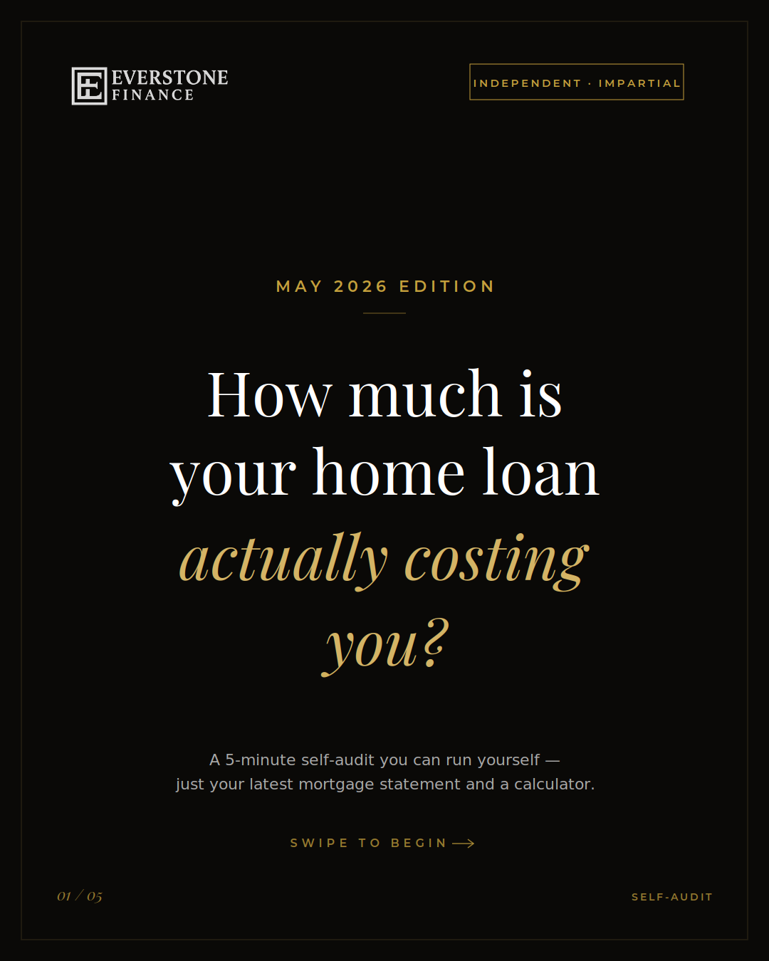 Home Loan Self-Audit Australia, Everstone Finance guide cover